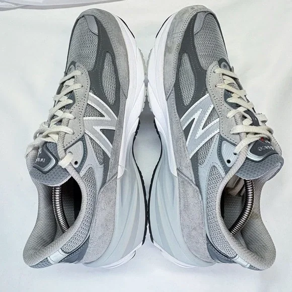 New Balance 990v6 Grey Running Shoes M990GL6 Mens 11 2E Extra Wide USA